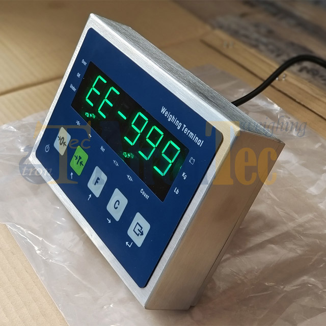 Màn hình LED màu xanh lá cây Chỉ báo cân bằng thép không gỉ,Chỉ báo cân nền tảng điện tử