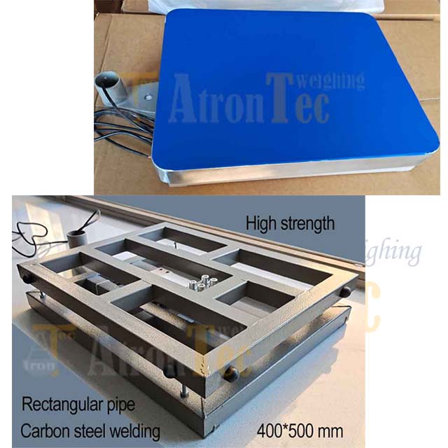 Bệ cân bàn cân bằng thép carbon 400 * 500mm, Cân sàn điện tử công suất 200kg